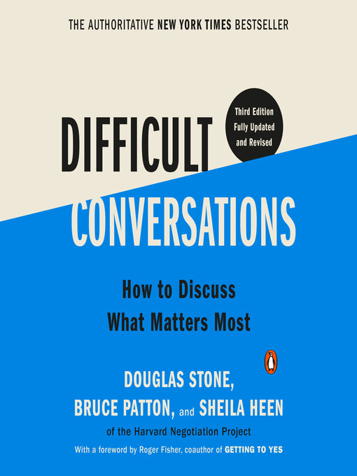 Title details for Difficult Conversations by Douglas Stone - Wait list